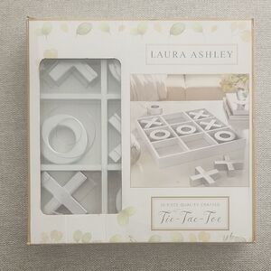 Laura Ashley Elegant Silver Tic-Tac-Toe Set